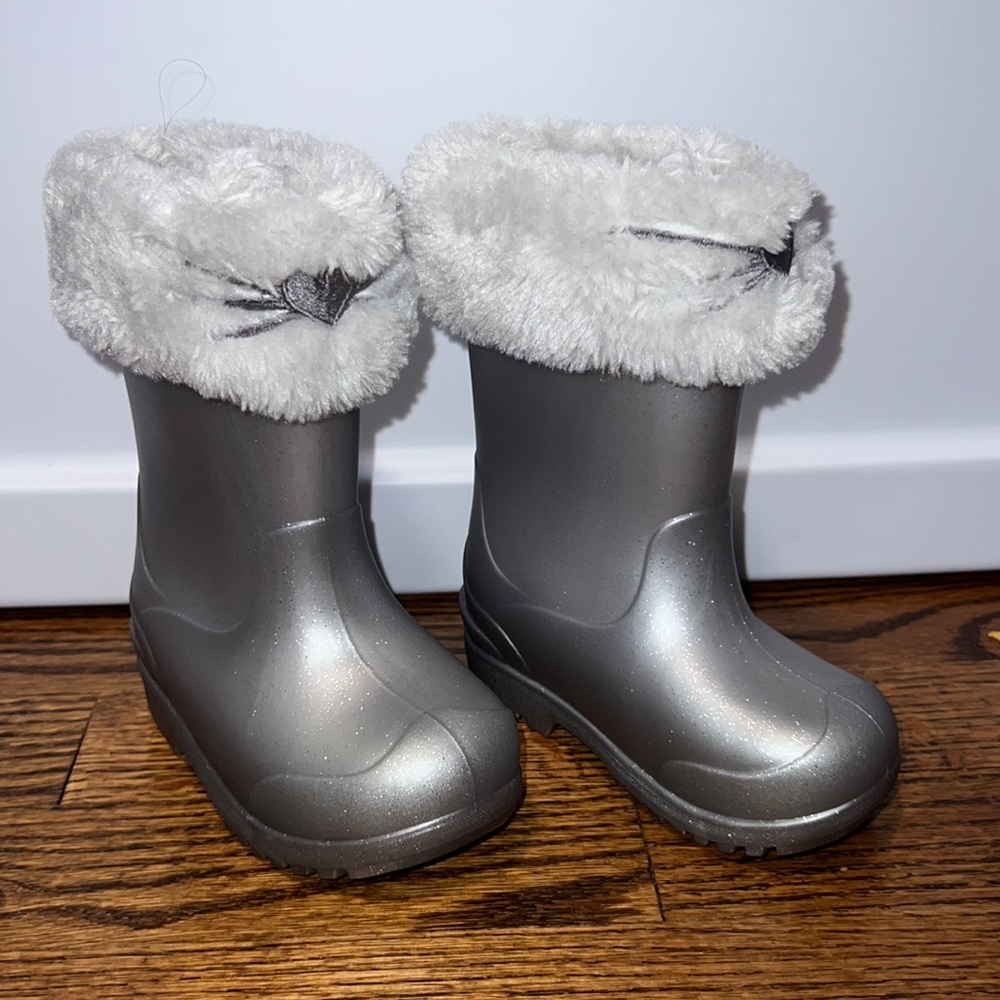 Stride Rite Gecko Boots - Silver - Size 5 Toddler